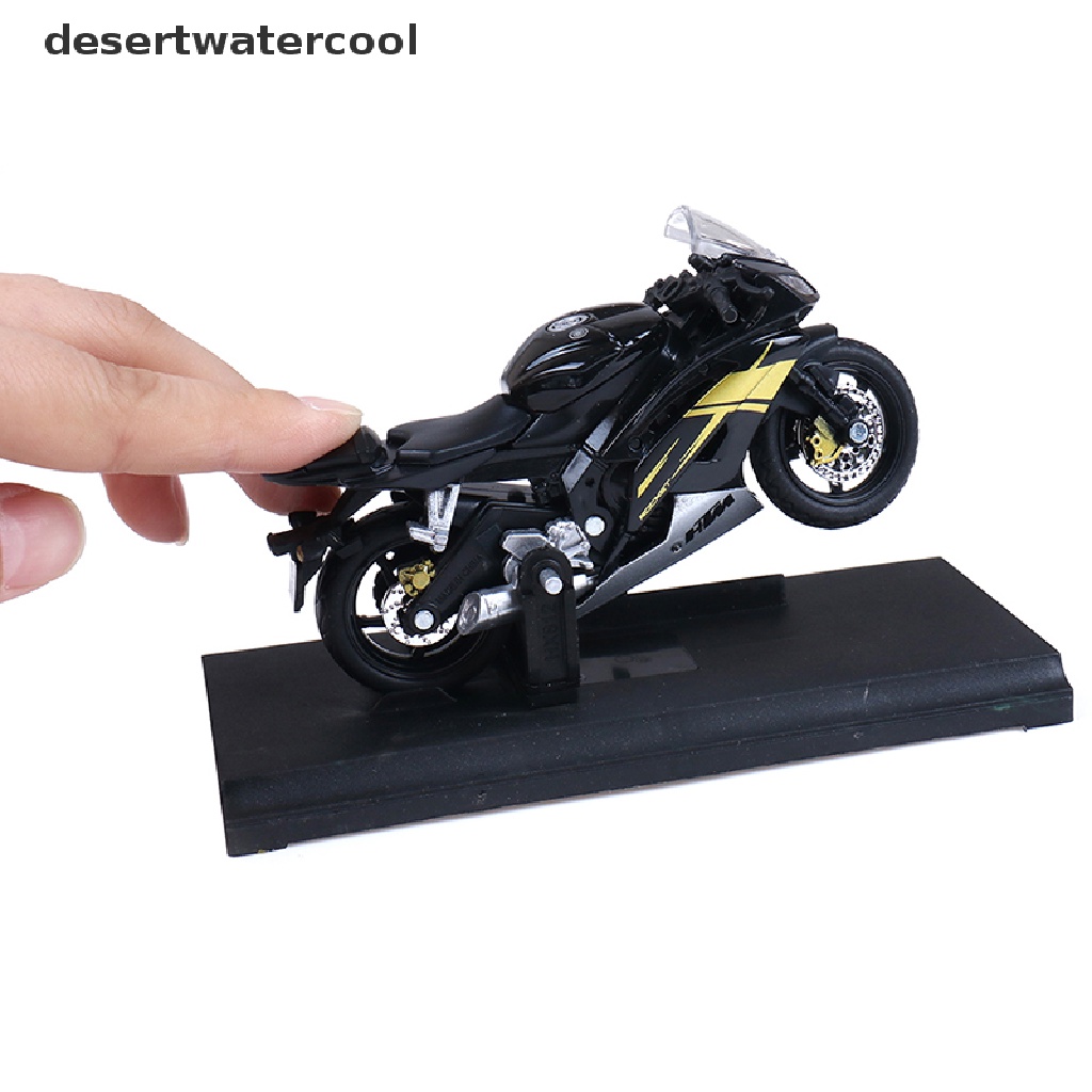 Deid1:18 Mainan MODEL DIECAST Sepeda Motor Yamaha YZF-R6 YZF R6 Biru  Martijn