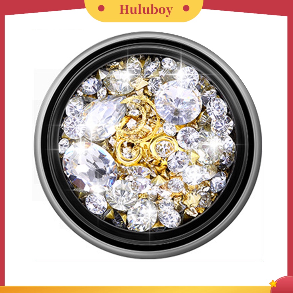 {In Stock} 1kotak Dekorasi Kuku Warna Cerah Permukaan Berkilau Resin 3D Dekorasi Nail Art Manik Longgar Mini Bubble Ball Decor Perlengkapan Kecantikan