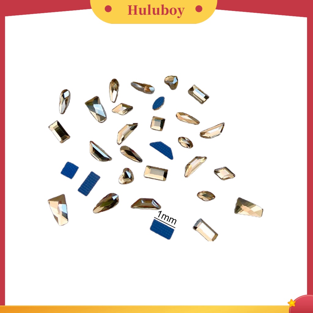 {In Stock} 1pak Pesona Kuku Tiga Dimensi Bersinar Mewah Mudah Diterapkan Pengerjaan Halus DIY Nail Art Tahan Lama 3D Berlian Imitasi Dekorasi Kuku Salon Kuku