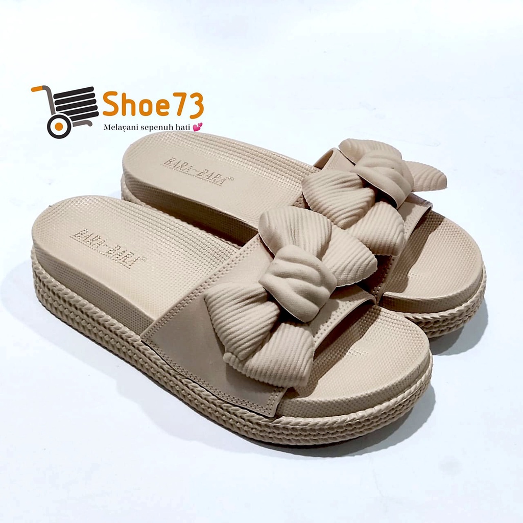 BARA BARA JSL 895 B-21BW NEW SIZE 36-40 ORIGINAL l Sandal selop jelly wanita l Sendal kokop cewek impor