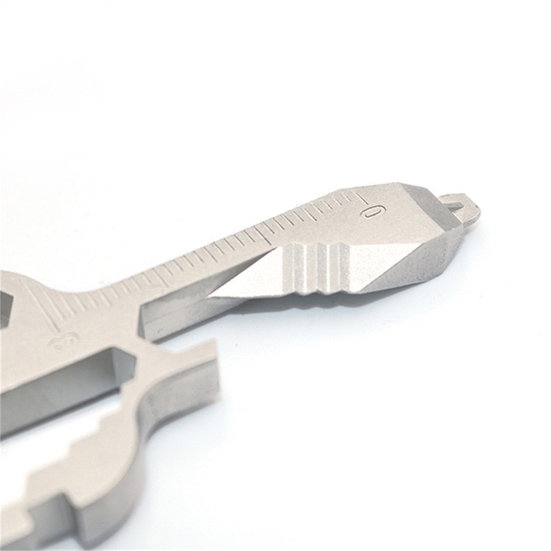 [AYBX] Gantungan Kunci Mini Multifungsi Stainless Steel Outdoor Portable Tools Kunci Pembuka Botol Untuk Hadiah