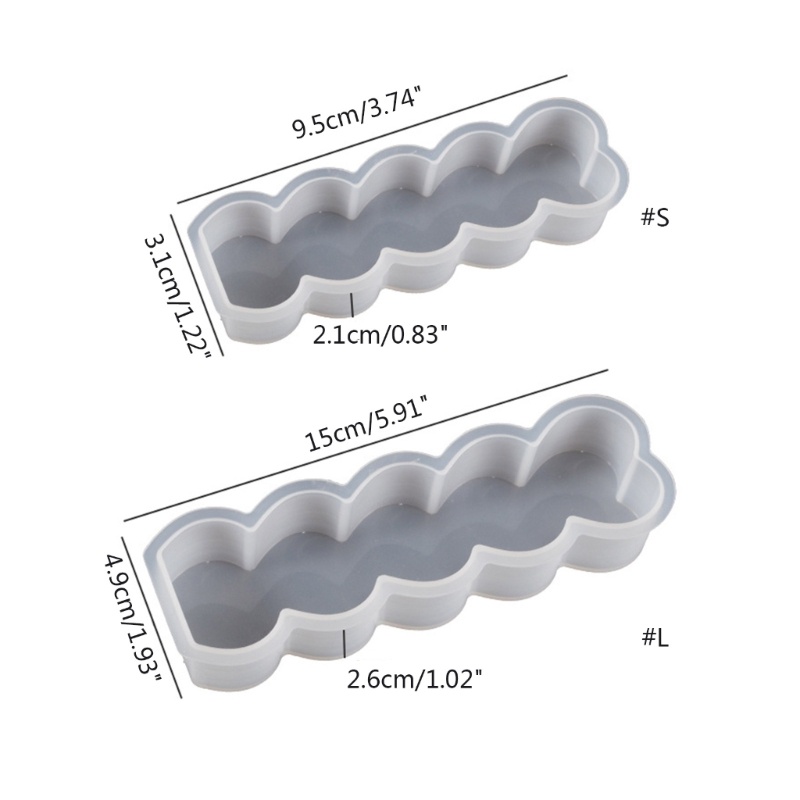 Siy Cetakan Cetakan Casting Resin Epoxy Hati Untuk DIY-Dekorasi Rumah