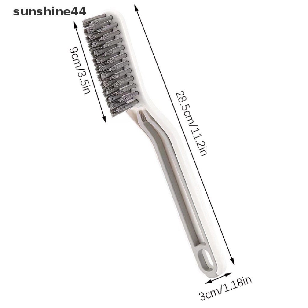 Sunshine 2-in-1 Sikat Pembersih Celah Lantai Ubin Kamar Mandi Serbaguna Window Groove Brush ID