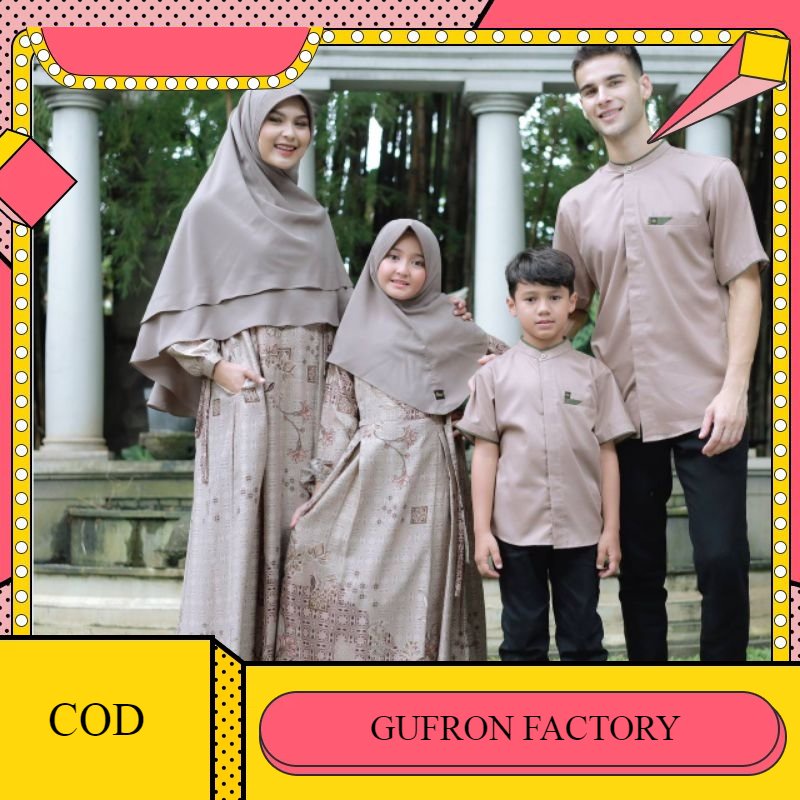 Baju Seragam Keluarga Sarimbit Keluarga Warna Coksu Sarimbit Hawwa Etnik Seri G Michan Sarimbit Mich