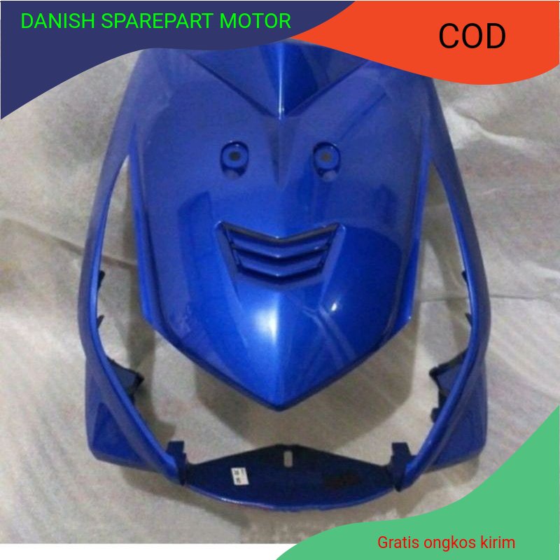 cover body depan honda beat karbu biru bodi depan beat karbu tameng beat karbu