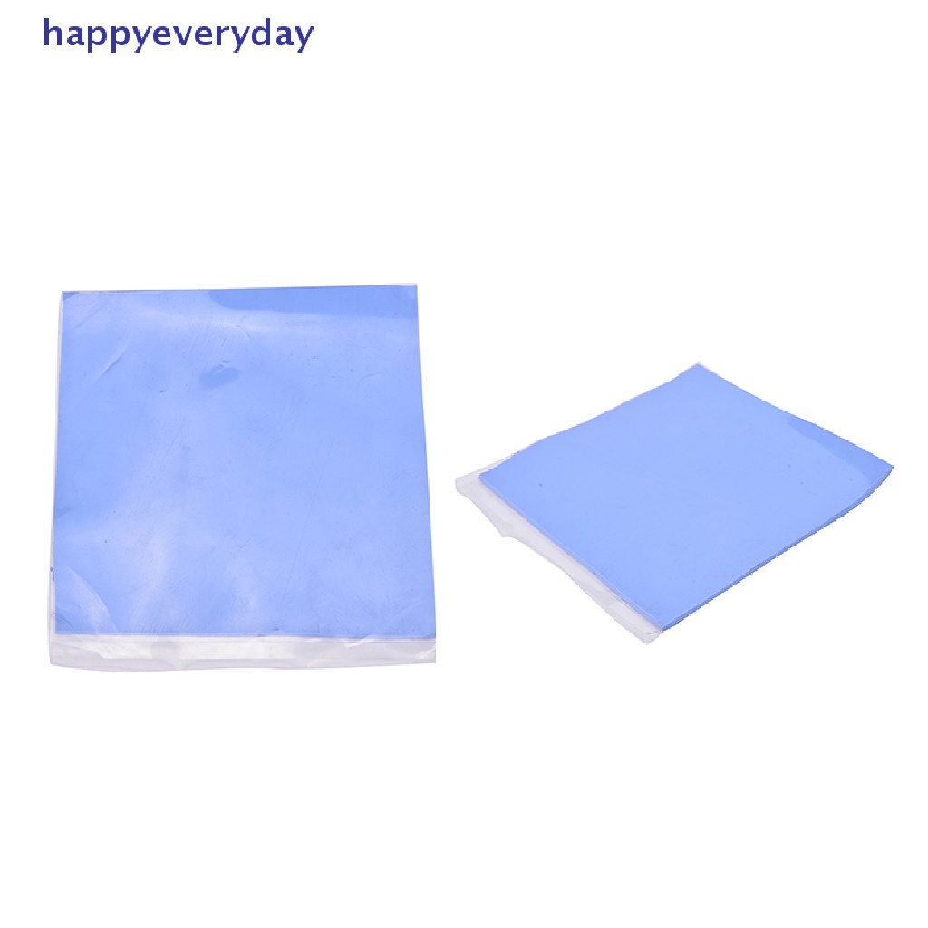 [happy] Biru GPU CPU Heatsink Pendingin Thermal Conductive Silicone Pad 100mmx100mmx2mm [ID]