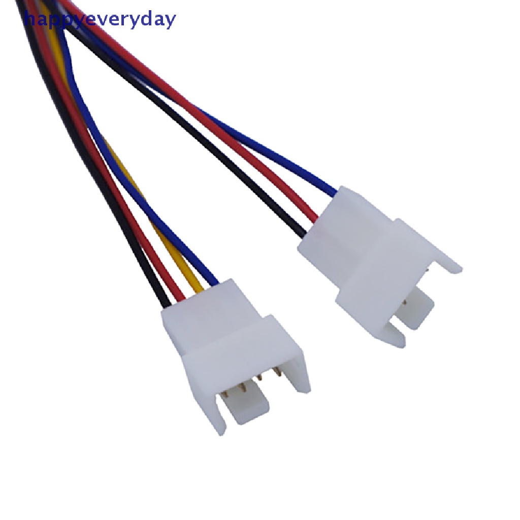 [happy] Kabel Power Kipas Angin 12cm PH2.0 Kecil 4Pin Ke Double 3Pin/4Pin PVC Fan Cable Power [ID]