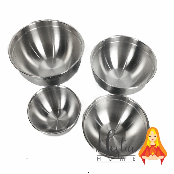 

Mixing Bowl Baskom Adonan Kue Stainless Steel 21 25 29 33 cm