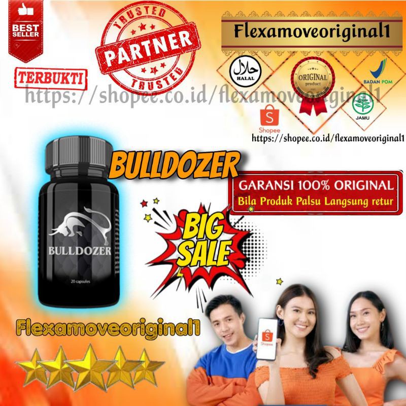100% ORIGINAL OBAT BULLDOZER ORIGINAL SUPLEMENT KUAT PRIA