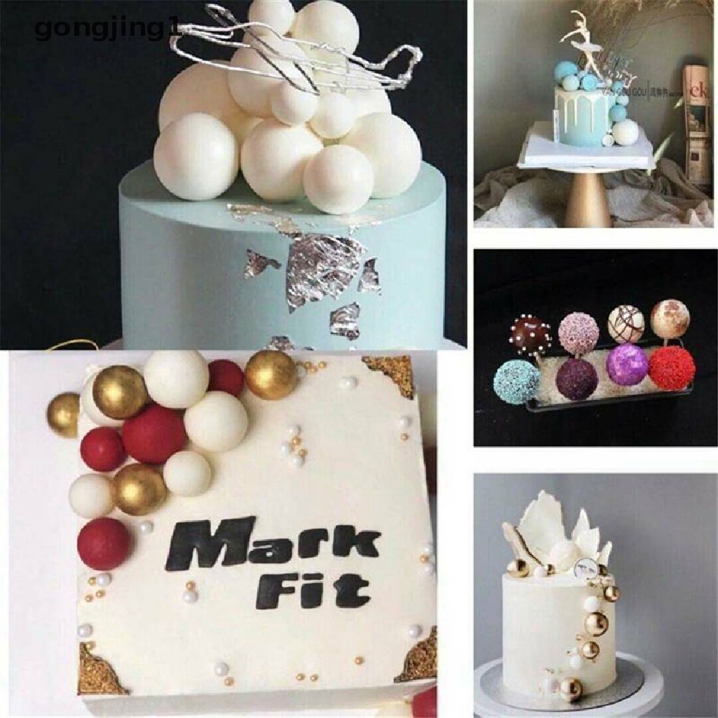 Ggg DIY 3D Manik Mutiara Cetakan Silikon Coklat Fondant Kue Decorag Sugar Mold ID