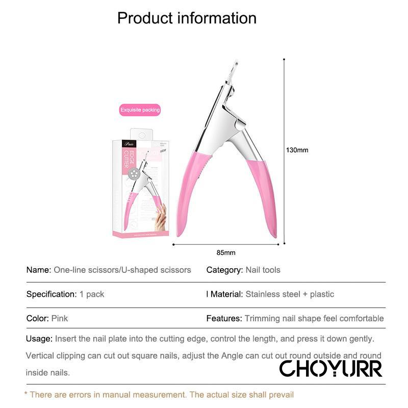 【COD】Nail Art Tools Clipper / Gunting Kuku Palsu The Edge Cutter Pemotong Kuku Palsu Kupal Nail Art-CH