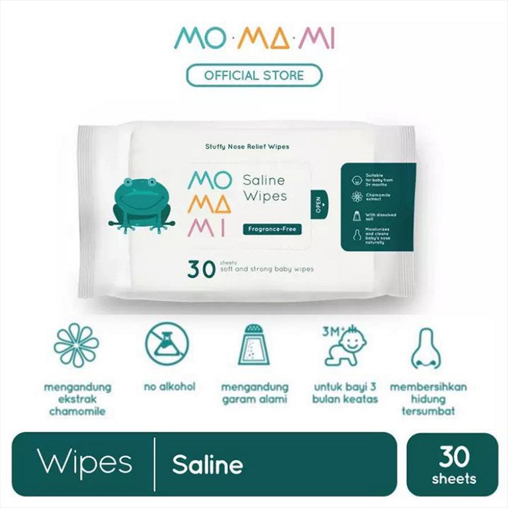 MoMaMi Saline Wipes Tisue Basah Bayi 121678