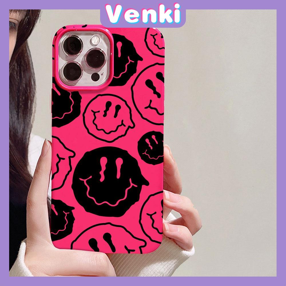 Case for iPhone 11 Soft TPU Glossy Rose Red Candy Case Cute Trendy Smiley Camera Protection Shockproof For iPhone 14 13 12 11 Pro Max 7 8 Plus X XR