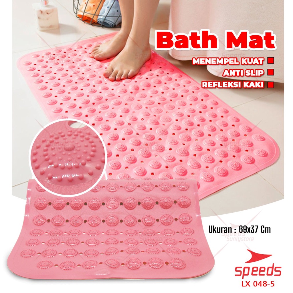 SPEEDS Keset Karpet Anti slip  Kamar Mandi Keset Kaki  Serap Air Karpet PVC Bath Mat 048-5