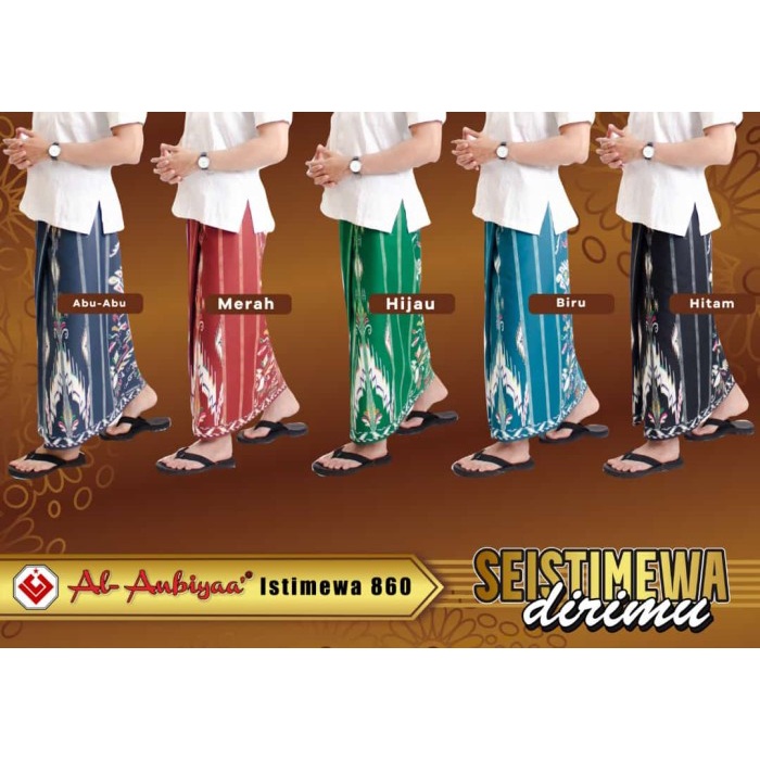 Sarung Tenun Polekat Unggul Jaya Al-Anbiyaa Istimewa 105x118cm. Kualitas Export