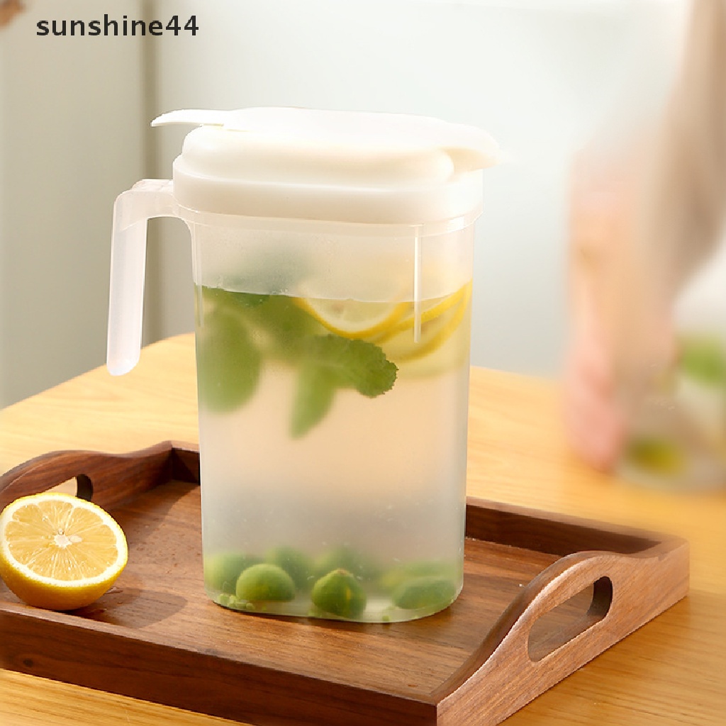 Sunshine 2400ML Kulkas Lemon Juice Jug Cold Kettle Ketel Kapasitas Besar Dapur ID