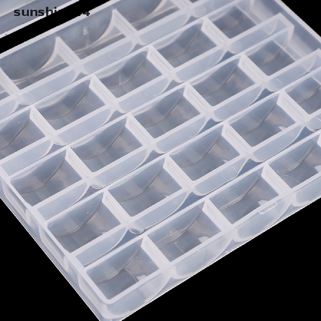 Sunshine 25/36 Spul Bobbins Mesin Jahit Kosongan Bobbin Case Organizer Kotak Penyimpanan ID