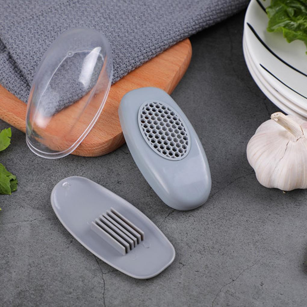 Manual Garlic Press Slicer Reusable Washable Onion Chopper Alat Pengiris Penghancur Pencacah Jahe Multifungsi