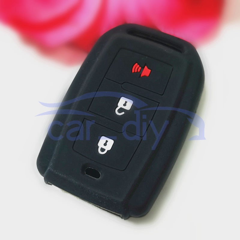 Kasus Kunci Silikon Penutup Jarak Jauh Mobil Gantungan Untuk Toyota Daihatsu Avanza Veloz Cangkang Pelindung Car Remote Key Case