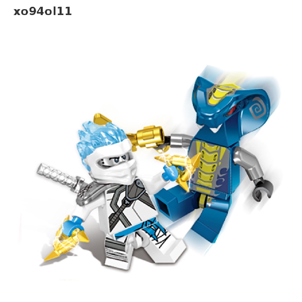 Xo Set 24pcs Ninjago Mini Figure Kai Jay Sensei Wu Master Mainan Blok Bangunan OL