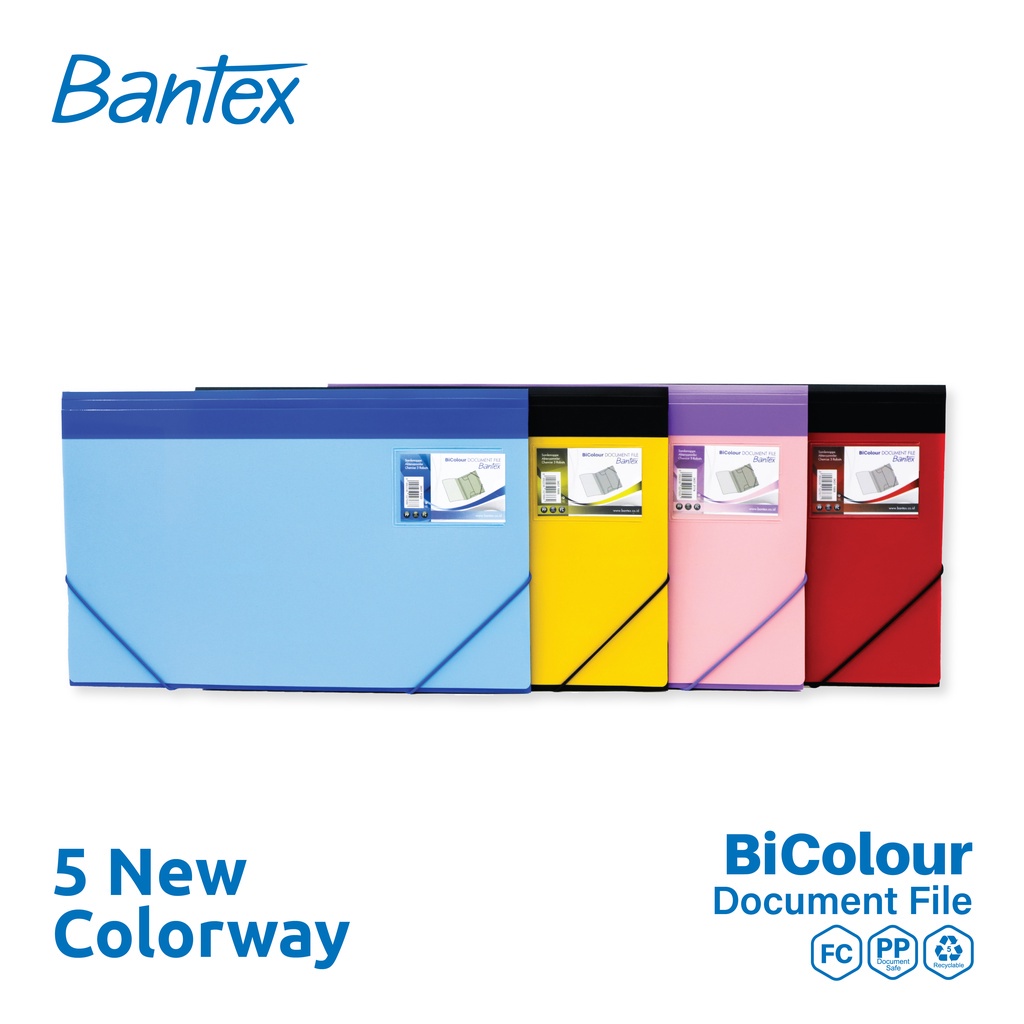 

Bantex Map Tali Plastik Polos Folio F4 2 Warna Document File