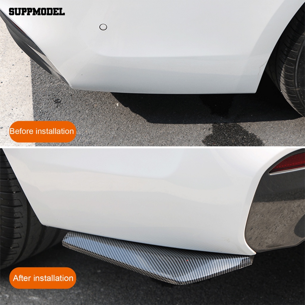 Suppmodel 1pasang Pengerjaan Indah Bumper Diffuser Spoiler Untuk Truk Bumper Diffuser Spoiler Mobil Perbaikan Aksesoris Anti-Karat