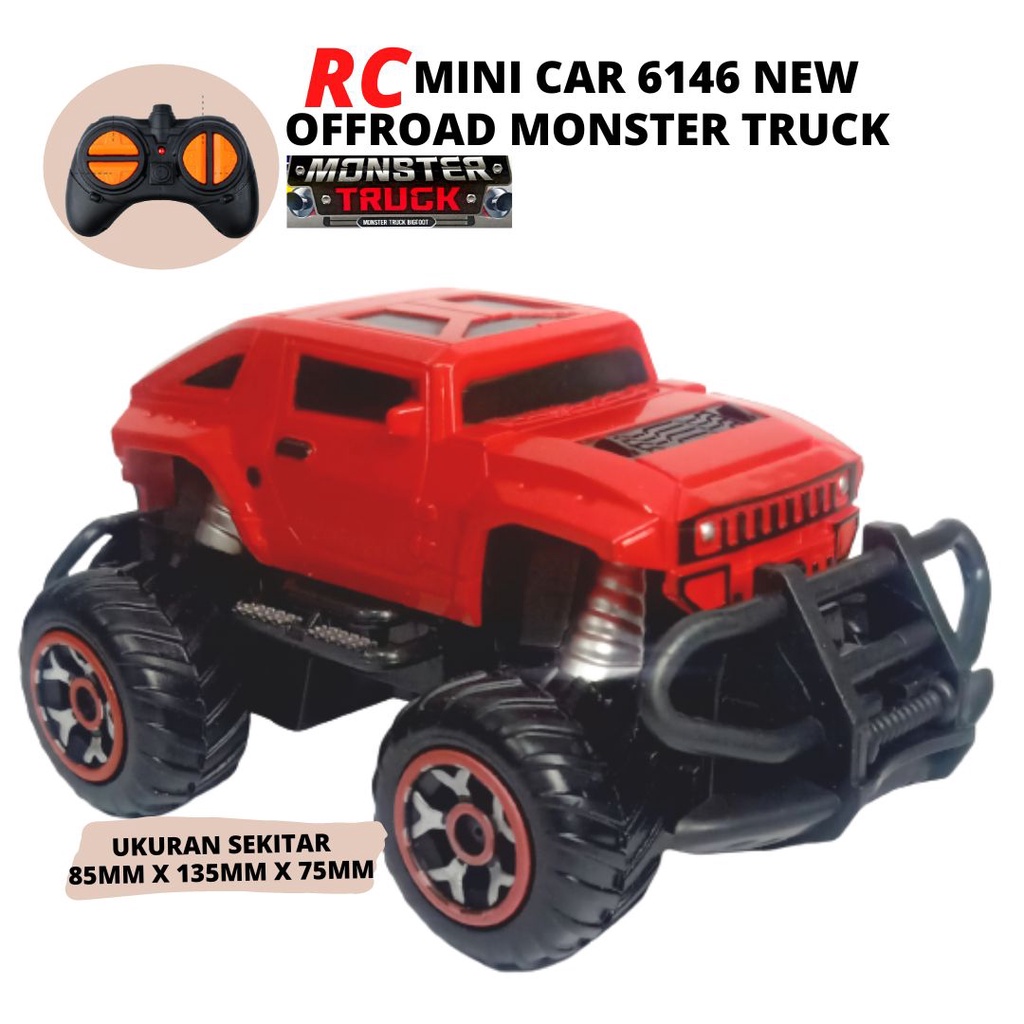 Mainan mobil remote kontrol offroad bentuk unik rc car toys mobil rock crawler mini climber Berlampu Kolong