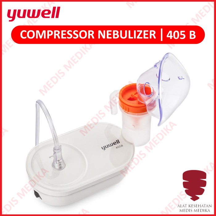 Air Compressor Nebulizer Yuwell 405 B Alat Bantu Napas Nafas Uap Terapi Pilek Pernafasan Pernapasan Nebul 405B