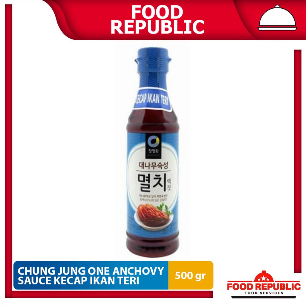 

CHUNG JUNG ONE ANCHOVY SAUCE 500GR - SAUS KECAP IKAN TERI IMPORT HALAL