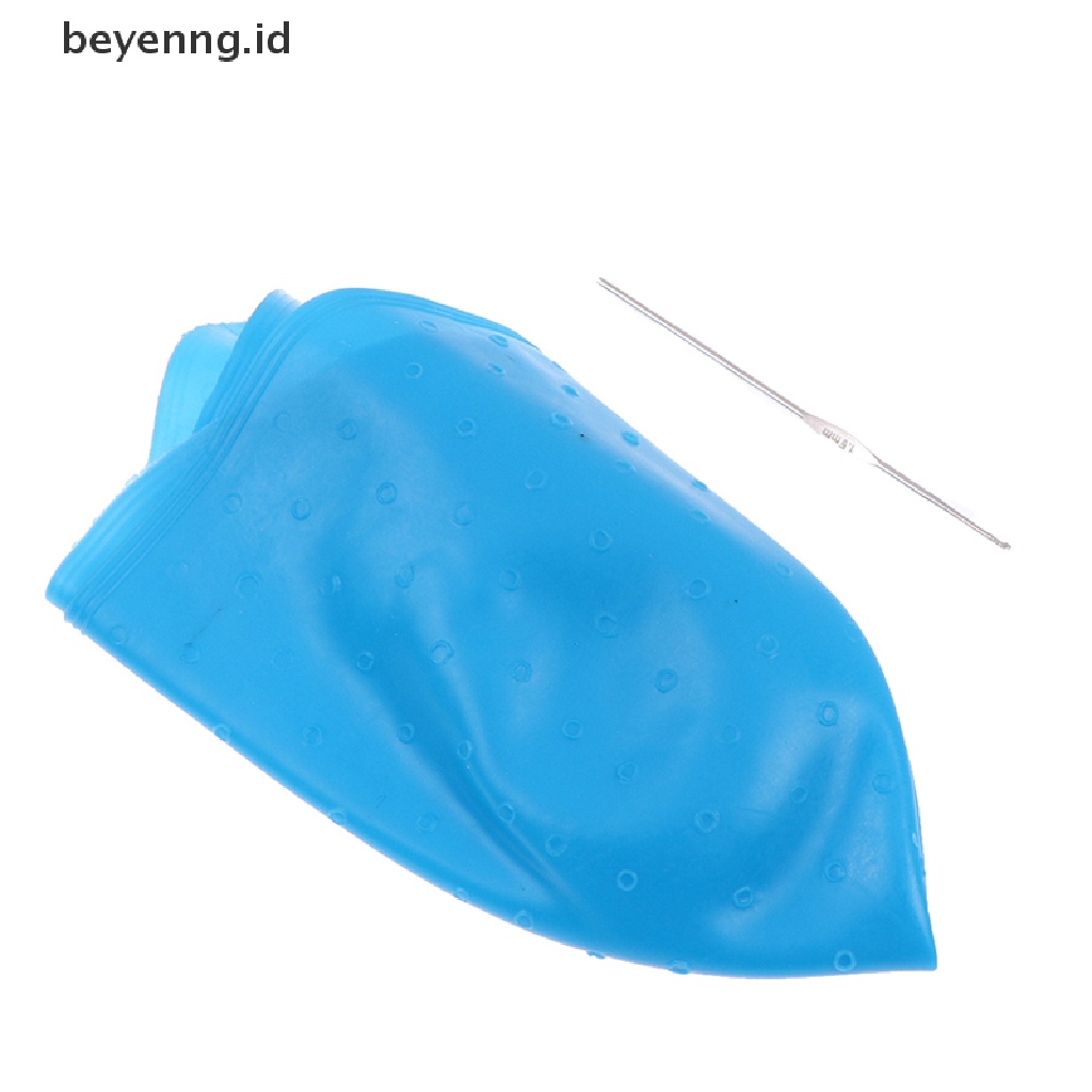 Beyen Topi Highlight Rambut Bahan Silikon Biru Dengan Mewarnai Topi Topi Styling Tools ID