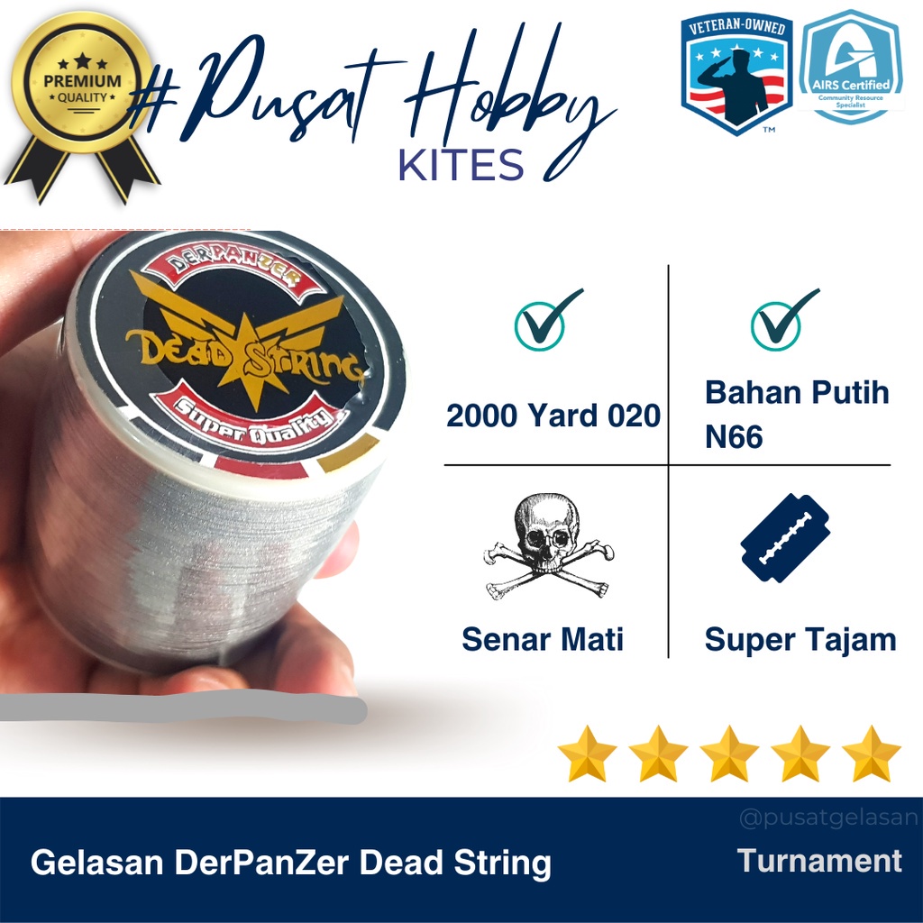 Gelasan Derpanser Derpanzer Matot Senar Mati untuk Lomba Layangan Super Tajam Terbaik