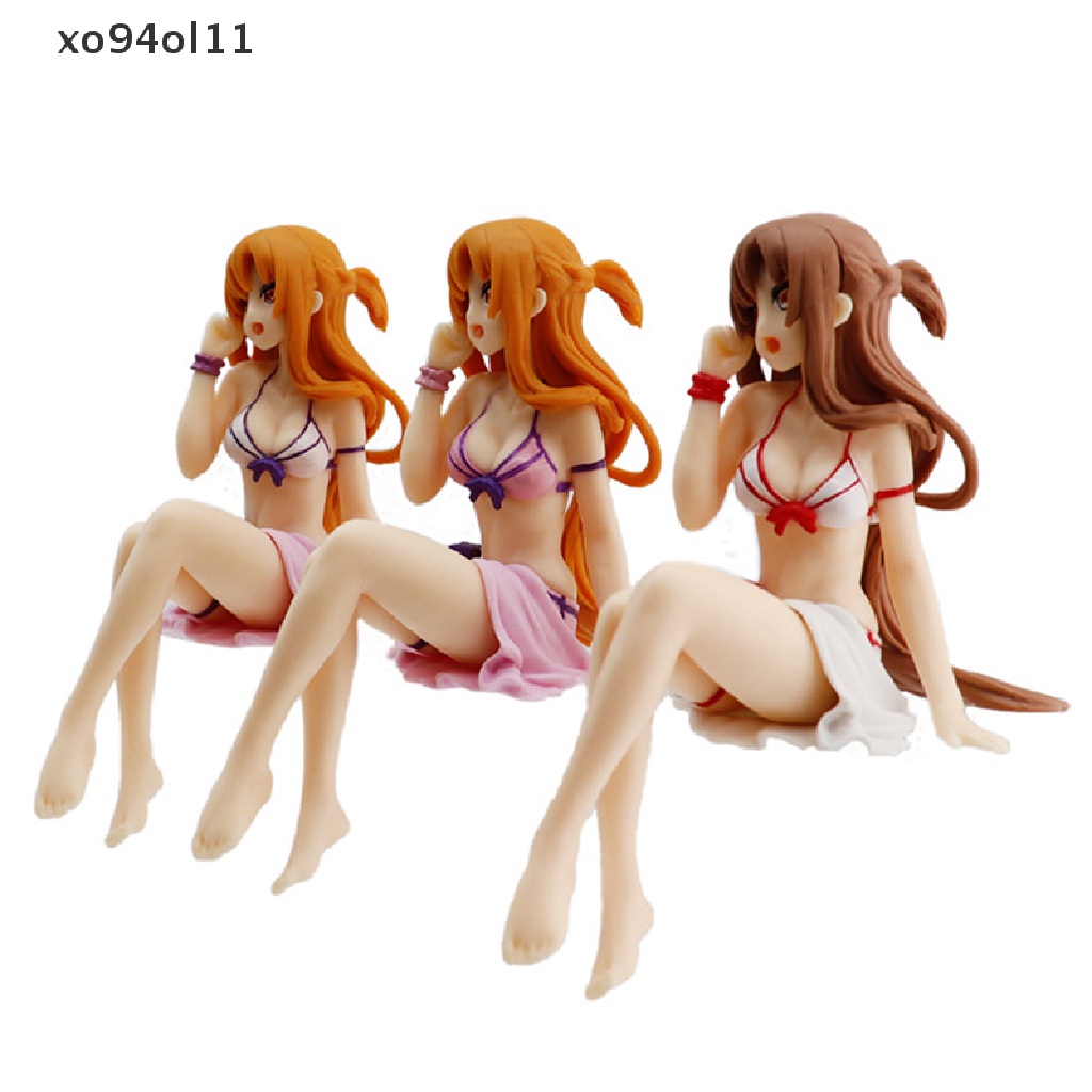 Xo 11cm Anime Sexy Action Figure Sitg posture Nyasna handmade Boneka Mobil Dekorasi Mainan Hadiah OL