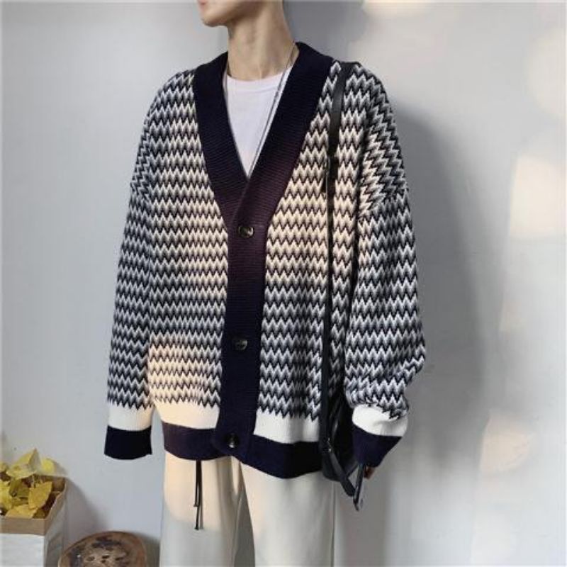 IMPORT READY INDONESIA MAN KNIT CARDIGAN KARDIGAN RAJUT PRIA LAKI MUSIM DINGIN MANTEL JAKET