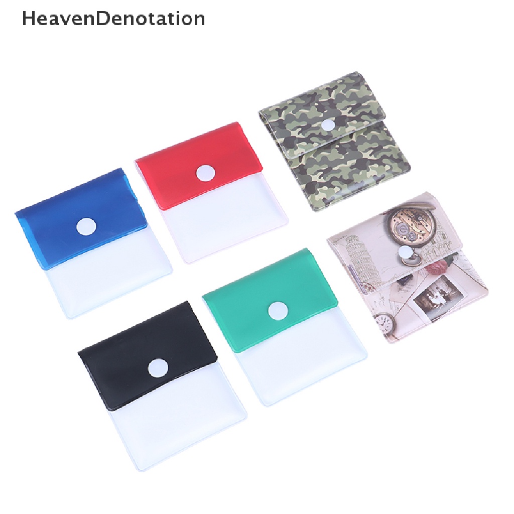 [HeavenDenotation] Pocket Ashtray reusable eco bag travel tobacco pouch HDV