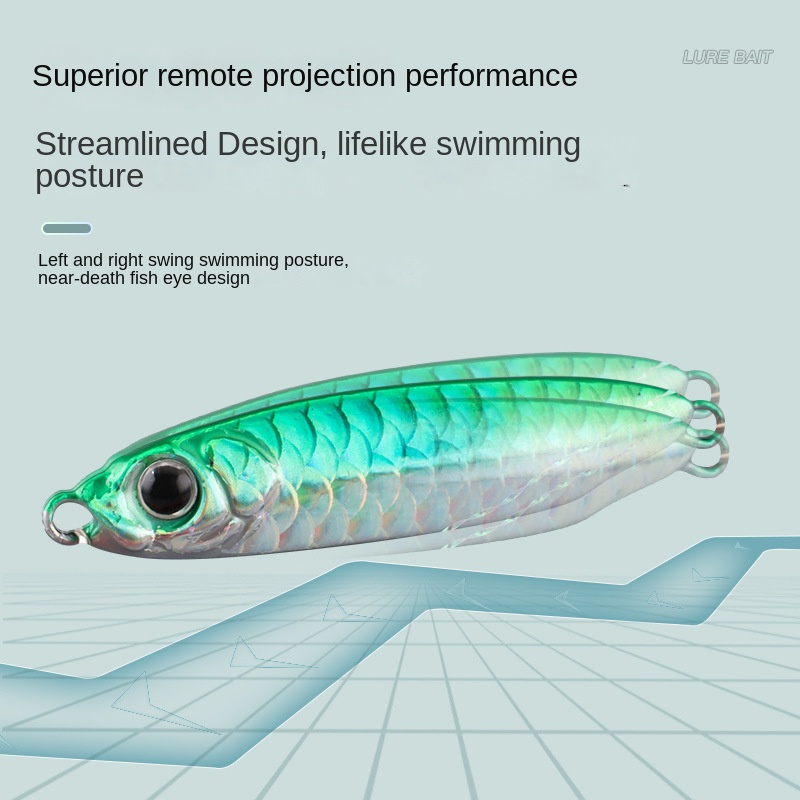 Baru Umpan Pancing 7g/10g/15g/20g/30g Jigging Hook Memancing Spinner Umpan Laser Logam Jig Sendok Memancing Umpan