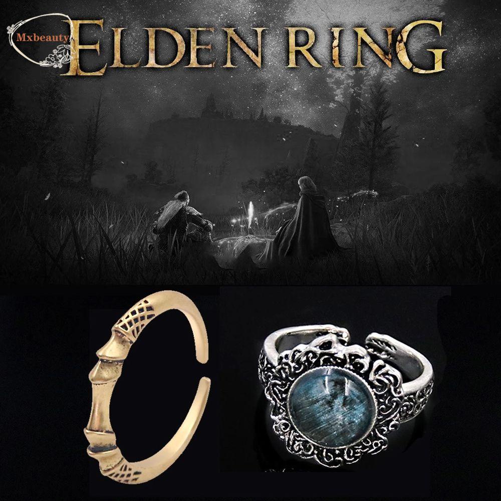 Mxbeauty Elden Ring Summon Vintage Whistle Game Steed Melina Finger Rings