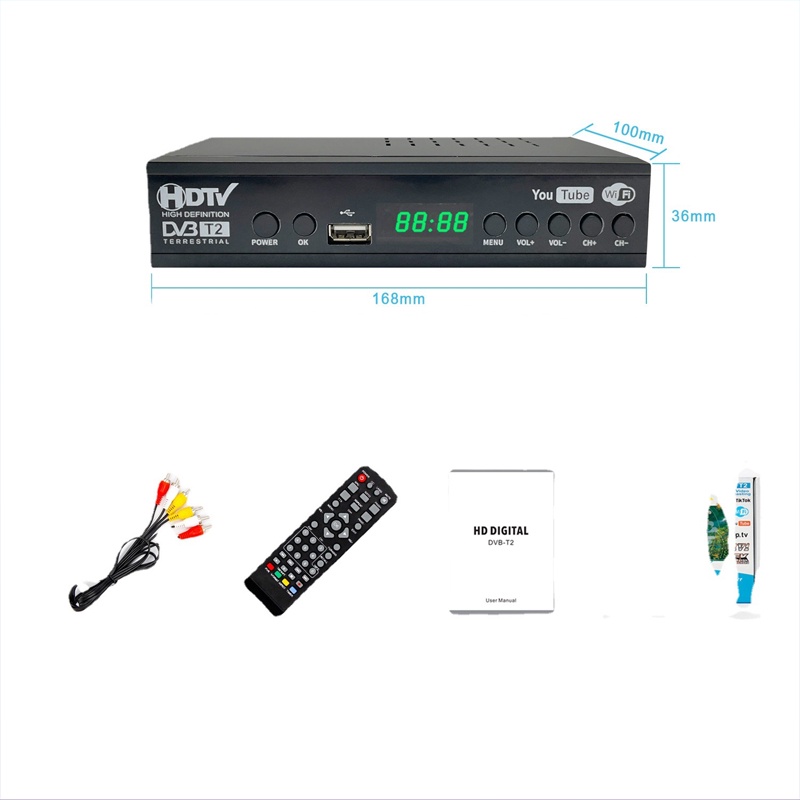 Set Top Box STB Aldo Brand New Full HD Siaran TV Digital Receiver STB Wifi Bisa Youtube DVB-T2