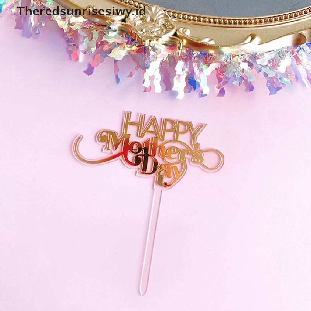 # Kado Mom &amp; PAPA DIY # Cake Topper Hiasan Kue Perlengkapan Pesta Party Decorations for Mother New~