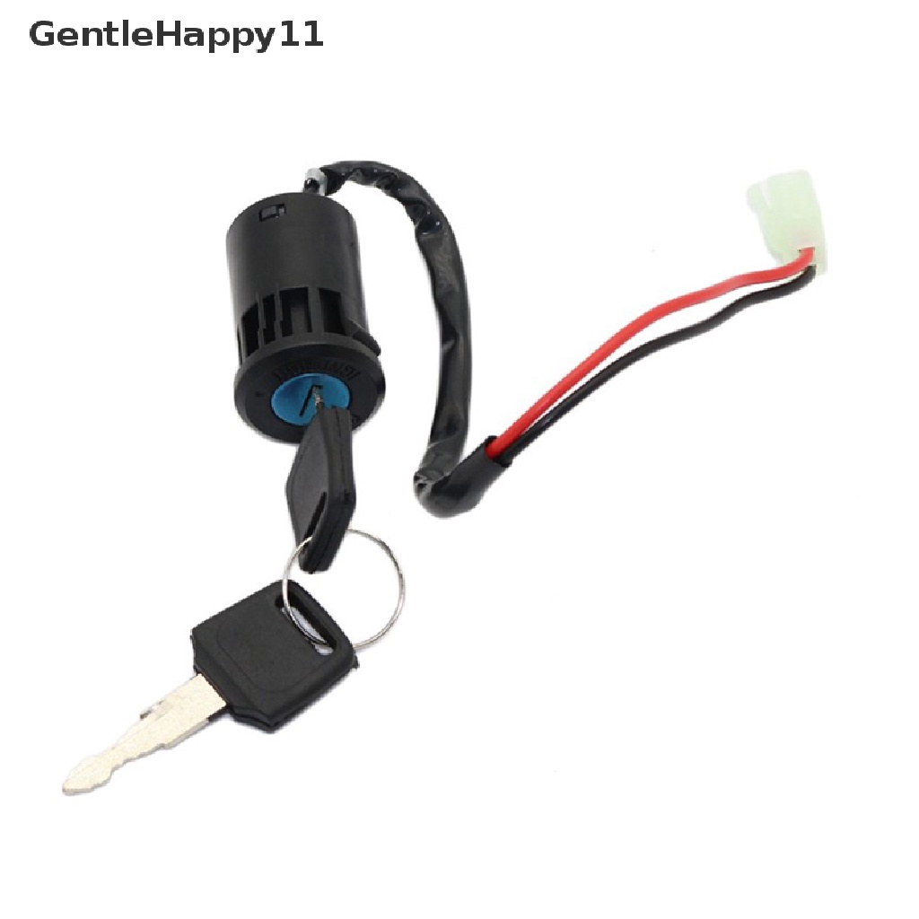 Gentlehappy ATV Kunci Kontak Saklar Universal 2kabel Kunci Kontak Start Switch Lock Key  Id