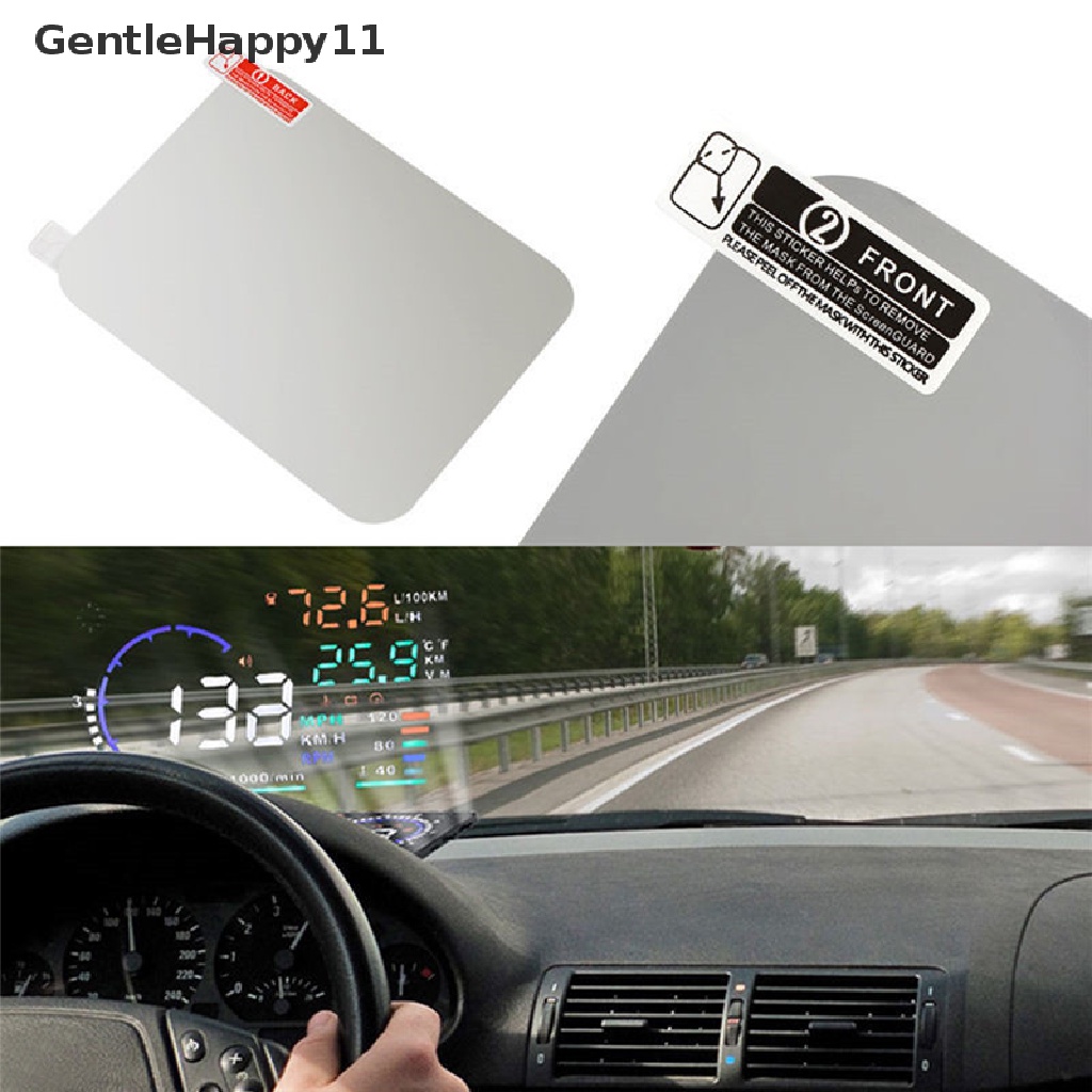 Gentlehappy Translucent HUD Head Up Display Film Adsorpsi Layar Proyeksi Reflektif id