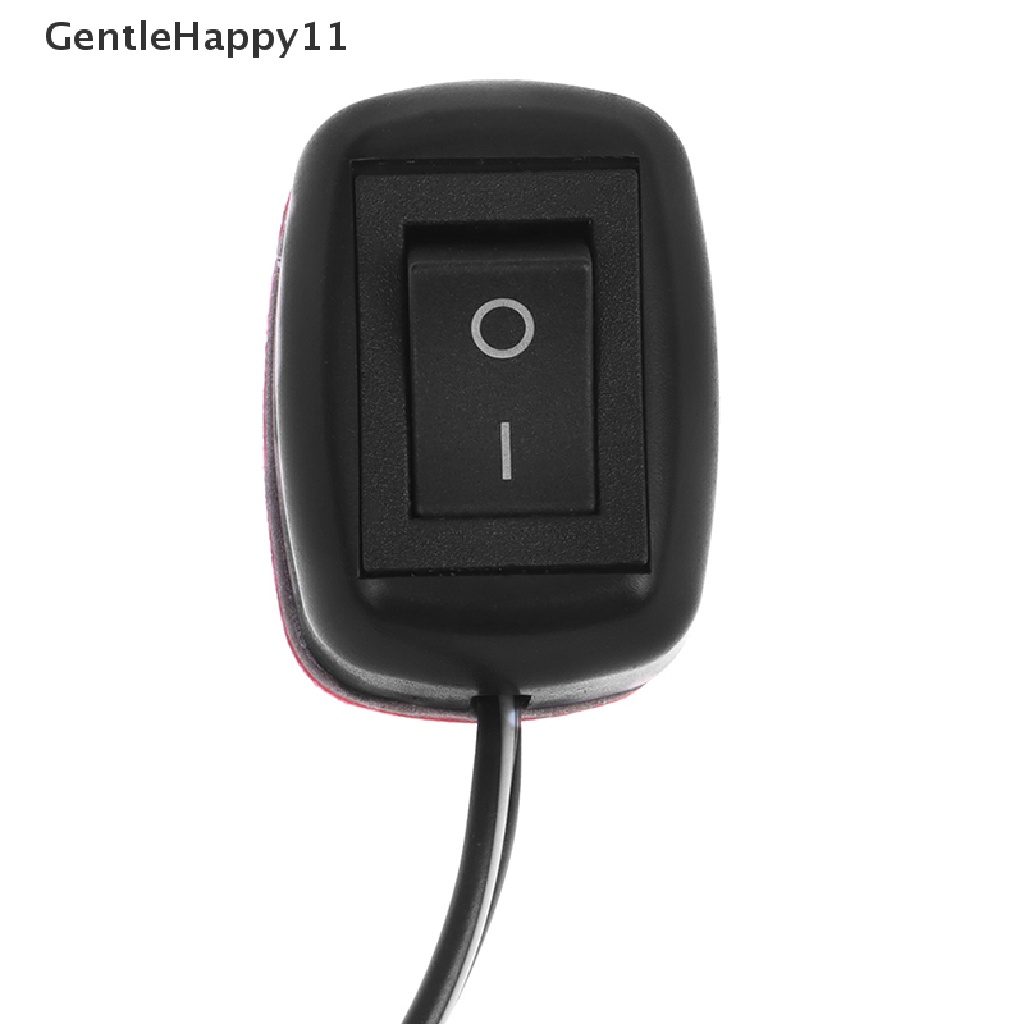 Gentlehappy Saklar Mobil DC 12V Universal Saklar Toggle Tipe Tempel Dengan Kabel 60cm Untuk DRL id