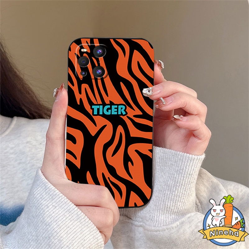 IPHONE Casing Kompatibel Untuk Iphone14 13 12 11 Pro Max X Xr Xs Max8 7 6 6s Plus SE 2020 Warna-Warni Motif Leopard Tepi Lurus Casing Ponsel Silikon Penuh Melindungi Shockproof Cover Pelindung