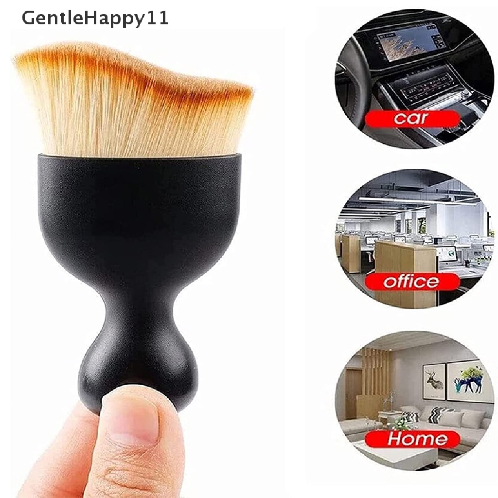 Gentlehappy Sikat Pembersih Interior Mobil Dengan Penutup Detailing Mobil Bulu Lembut Alat Pembersih Sikat Pembersih Debu Untuk Auto id