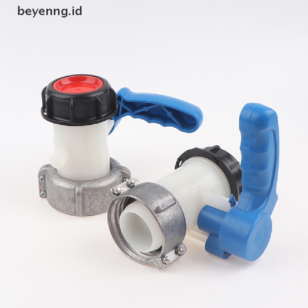 Beyen IBC 1000L DN50 75Mm Liter 62Mm Untuk Ekspor Male 2inch Butterfly Valve Switch ID