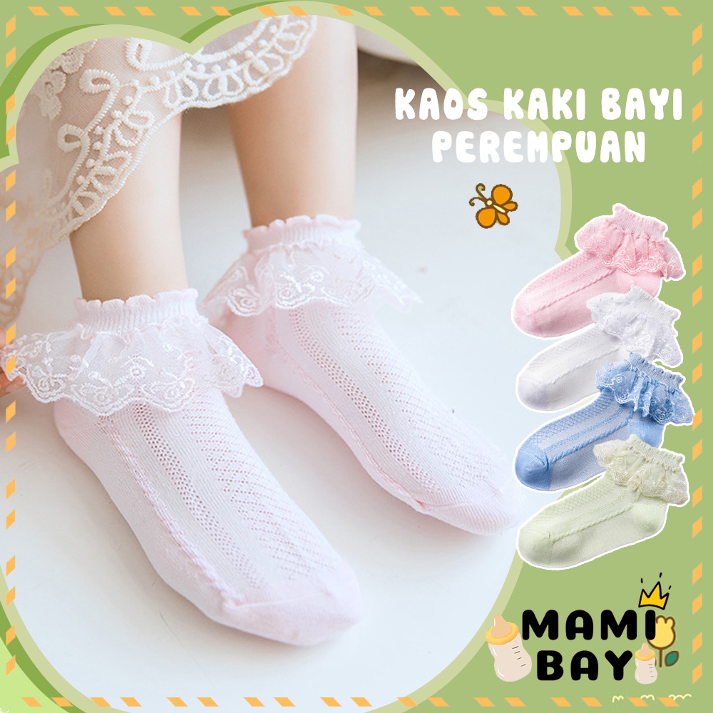 OKEYI kaos kaki renda anak bayi perempuan kaus kaki anak import untuk 1-15tahun