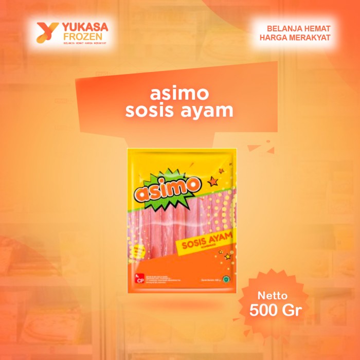 

Asimo Sosis Ayam 500gr