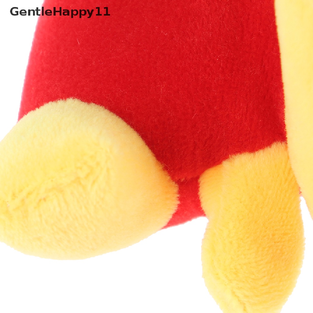 Gentlehappy 12 cm Winnie the Pooh Bear Lucu Kartun Boneka Mewah Mainan Gantungan Kunci Liontin Hadiah id