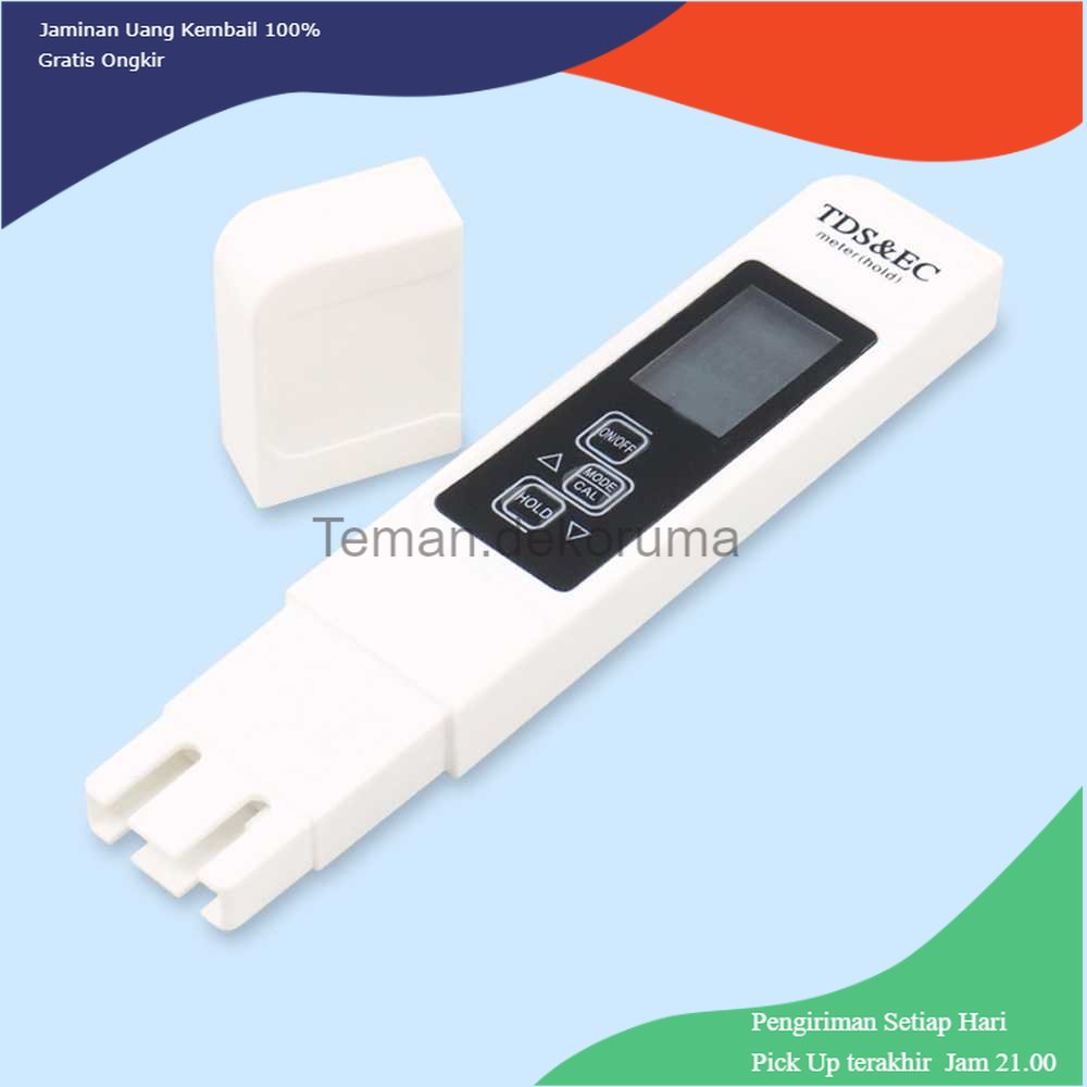 TD - RTG VKTECH Alat Ukur Uji TDS EC Meter Digital Air Minum Akuarium - E-1