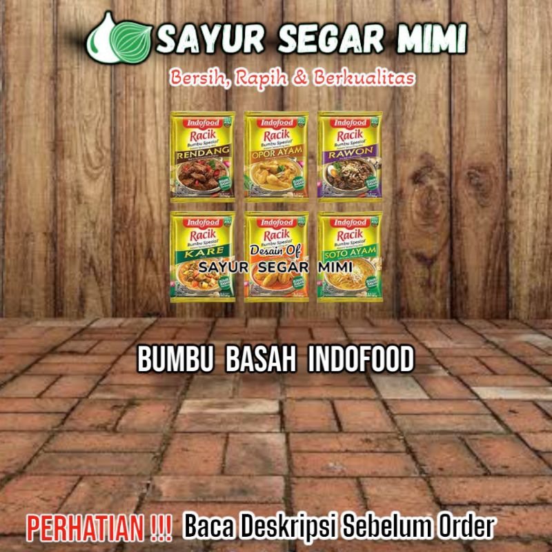 

Bumbu Instan Indofood All Varian - Sᴀʏᴜʀ Sᴇɢᴀʀ ♏ɪᴍɪ