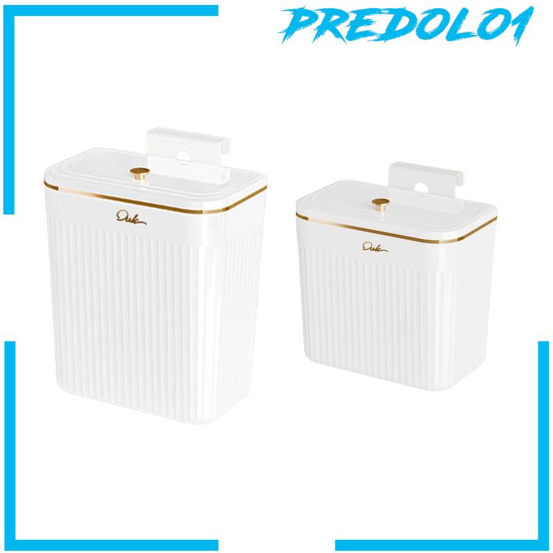 [Predolo1] Tempat Sampah Indoor Dinding Pintu Kamar Mandi Tempel Dinding Dapur Counter Compost Bin